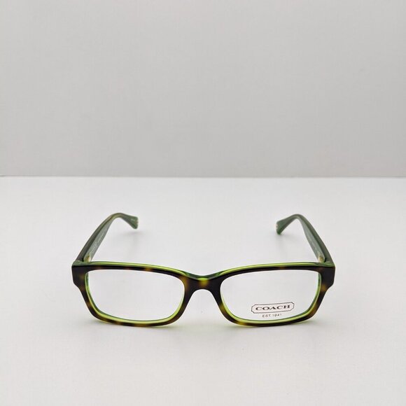 🕶️Coach HC6040 Brooklyn 5117(Tortoise/Green) Eyeglasses 50/16 135 | ALH305🕶️ - Picture 3 of 9